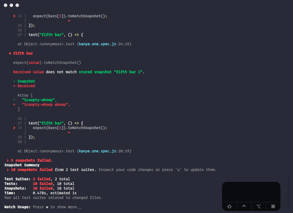 交互式快照模式演示